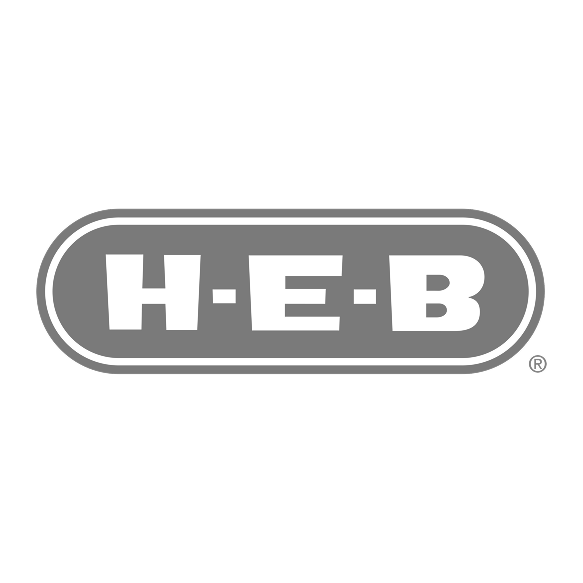 heb-logo H-E-B Logo in dark grey on a white background
