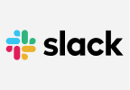 Slack logo – testimonials section – mobile